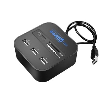 Protokart All in One USB Hub Combo 3 USB ports and all in one card reader, USB 2.0, for Pen drives / Cameras / Mobiles / PC / Laptop / Notebook / Tablet, Docking station, MS/MS pro Duo/SD/MMC/M2/Micro SD support. Protokart All in One USB Hub Combo 3 USB ports and all in one card reader, USB 2.0, for Pen drives / Cameras / Mobiles / PC / Laptop / Notebook / Tablet, Docking station, MS/MS pro Duo/SD/MMC/M2/Micro SD support.