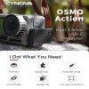 CYNOVA Osmo Action Dual 3.5mm Mic/USB-C Adapter Charging and Data Transferring, Audio Adapter Vlogging Accessories for OSMO Action Camera - Made for Osmo Action with Authorization CYNOVA Osmo Action Dual 3.5mm Mic/USB-C Adapter Charging and Data Transferring, Audio Adapter Vlogging Accessories for OSMO Action Camera - Made for Osmo Action with Authorization