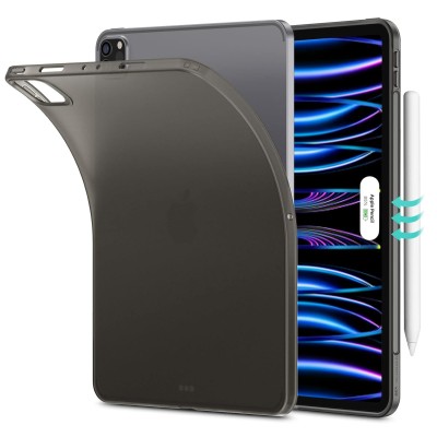 ESR for iPad Pro 11 inch Case (2022/2021, 4th/3rd Generation), Transparent Matte Back Cover, Soft Protective, Supports Pencil 2, Project Zero Series Case, Frosted Black