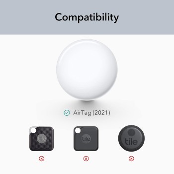 ESR Tag Keychain, Silicone Case Compatible with AirTag (2021), 2 Pack, Soft and Flexible Tag Holder, Portable Protective Cover, Keeps Signal Strong, Cloud Series,Black/Red ESR Tag Keychain, Silicone Case Compatible with AirTag (2021), 2 Pack, Soft and Flexible Tag Holder, Portable Protective Cover, Keeps Signal Strong, Cloud Series,Black/Red