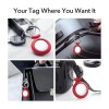 ESR Tag Keychain, Silicone Case Compatible with AirTag (2021), 2 Pack, Soft and Flexible Tag Holder, Portable Protective Cover, Keeps Signal Strong, Cloud Series,Black/Red ESR Tag Keychain, Silicone Case Compatible with AirTag (2021), 2 Pack, Soft and Flexible Tag Holder, Portable Protective Cover, Keeps Signal Strong, Cloud Series,Black/Red