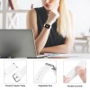 VEMIGON Compatible with Apple Watch Straps 41mm 40mm 38mm, Soft Silicone band with Classic Clasp for iWatch Series 8/7/6/5/4/3/2/1/SE (Watch Not Included)(41/40/38mm, White) VEMIGON Compatible with Apple Watch Straps 41mm 40mm 38mm, Soft Silicone band with Classic Clasp for iWatch Series 8/7/6/5/4/3/2/1/SE (Watch Not Included)(41/40/38mm, White)