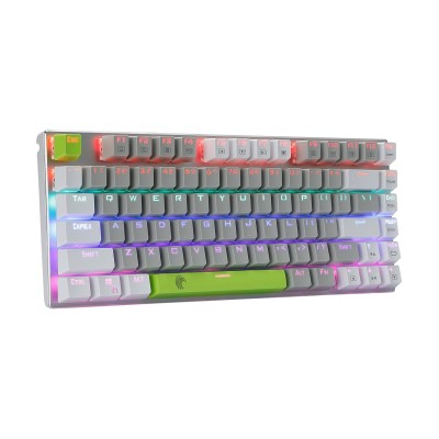HUO JI Mechanical Gaming Keyboard Blue Switches Hot Swappable, E-YOOSO Z-88 Rainbow LED Backlit, USB Type-C Wired 81 Keys, for Desktop, PC Black HUO JI Mechanical Gaming Keyboard Blue Switches Hot Swappable, E-YOOSO Z-88 Rainbow LED Backlit, USB Type-C Wired 81 Keys, for Desktop, PC Black