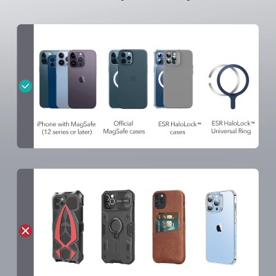 ESR Magnetic Wireless Charger, Compatible with Magsafe Charger, Compatible with iPhone 16/15/14/13/12 Series, AirPods 4/3/AirPods Pro, Strong Magnetic Lock, Reinforced Braided Nylon Cable, Silver ESR Magnetic Wireless Charger, Compatible with Magsafe Charger, Compatible with iPhone 16/15/14/13/12 Series, AirPods 4/3/AirPods Pro, Strong Magnetic Lock, Reinforced Braided Nylon Cable, Silver