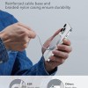 ESR Magnetic Wireless Charger, Compatible with Magsafe Charger, Compatible with iPhone 16/15/14/13/12 Series, AirPods 4/3/AirPods Pro, Strong Magnetic Lock, Reinforced Braided Nylon Cable, Silver ESR Magnetic Wireless Charger, Compatible with Magsafe Charger, Compatible with iPhone 16/15/14/13/12 Series, AirPods 4/3/AirPods Pro, Strong Magnetic Lock, Reinforced Braided Nylon Cable, Silver