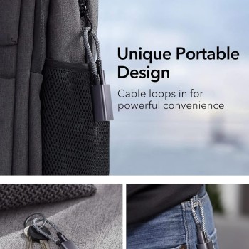 ESR USB Type C Headphone Adapter, 2-in-1 USB C to 3.5 mm Headphone Jack Adapter with PD Fast Charging, Portable Design, Compatible with Galaxy S22/S21/S20/Note20, iPad 10/Air 5/Mini 6/Pro