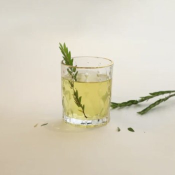 Tokyo Juice Glass 230 ml Set of 6 Pcs YG1689 - With Gold Line 