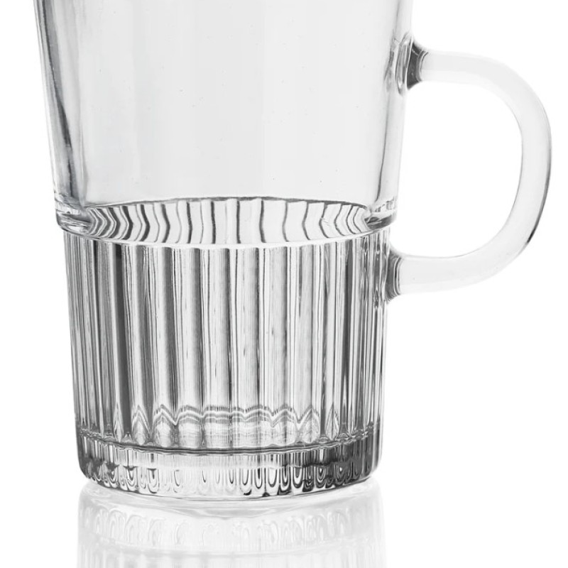 Casablanca Beer Mug 490ml - Set of 4 Pcs - With Gold Line YG1874 Casablanca Beer Mug 490ml - Set of 4 Pcs - With Gold Line YG1874