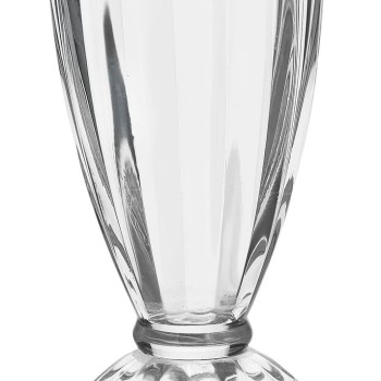 California Falooda Glass 370 ml - Set of 4 Pcs with Gold Line YG1876