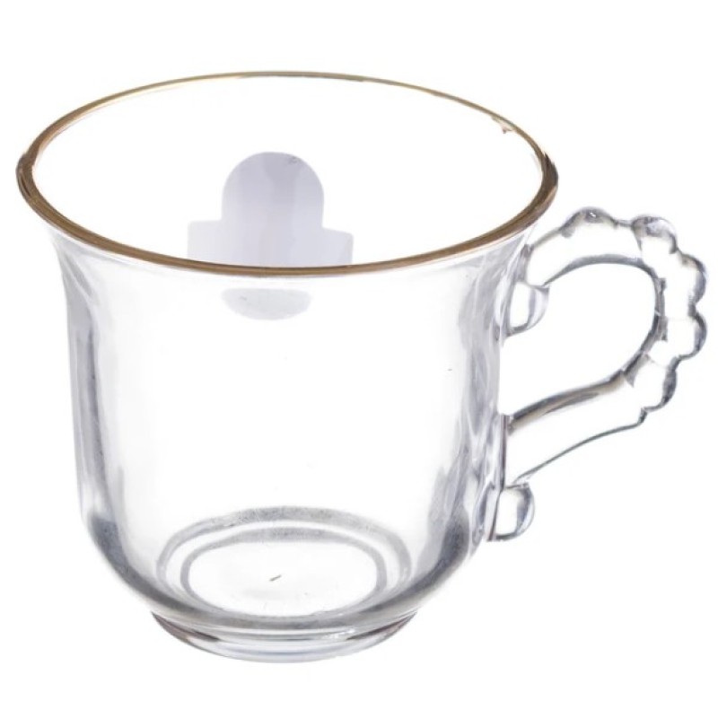 Crystal Glass Mug 210ml - Set Of 6 Pcs YG19539 Crystal Glass Mug 210ml - Set Of 6 Pcs YG19539