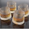 Crystal Rolling Juice Glass - 165 ml Set of 6 Pcs YG19549 -With Gold Line Crystal Rolling Juice Glass - 165 ml Set of 6 Pcs YG19549 -With Gold Line