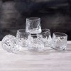 Crystal Rolling Juice Glass 165ml - Set of 6 Pcs YG19550 - With Gold Line Crystal Rolling Juice Glass 165ml - Set of 6 Pcs YG19550 - With Gold Line