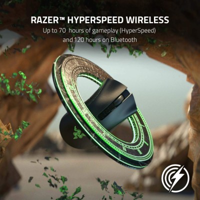 Razer DeathAdder v2 Pro Wireless Gaming Mouse: 20K DPI Optical Sensor - 3x Faster Than Mechanical Optical Switch - Chroma RGB Lighting - 70 Hr Battery Life - 8 Programmable Buttons - Classic Black Razer DeathAdder v2 Pro Wireless Gaming Mouse: 20K DPI Optical Sensor - 3x Faster Than Mechanical Optical Switch - Chroma RGB Lighting - 70 Hr Battery Life - 8 Programmable Buttons - Classic Black