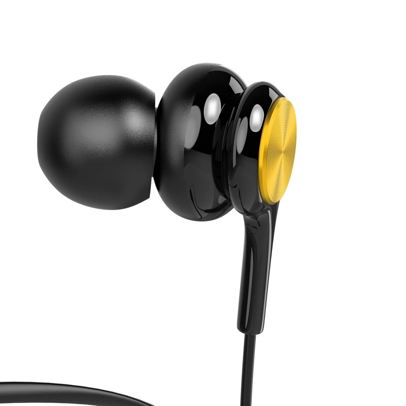 INSTAPLAY INSTABUDS in-Ear Bluetooth 5.0 Wireless Headphones with Extra Bass Stereo Sound, 12Hrs Playtime, Lightweight Neckband, Sweat-Resistant Magnetic Earbuds, Voice Assistant & with Mic - (Gold) INSTAPLAY INSTABUDS in-Ear Bluetooth 5.0 Wireless Headphones with Extra Bass Stereo Sound, 12Hrs Playtime, Lightweight Neckband, Sweat-Resistant Magnetic Earbuds, Voice Assistant & with Mic - (Gold)