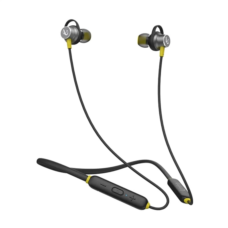 Infinity - JBL Glide 120, in Ear Wireless Earphones with Mic, Deep Bass, Dual Equalizer, 12mm Drivers, Premium Metal Earbuds, Comfortable Flex Neckband, Bluetooth 5.0, IPX5 Sweatproof (Black & Yellow) Infinity - JBL Glide 120, in Ear Wireless Earphones with Mic, Deep Bass, Dual Equalizer, 12mm Drivers, Premium Metal Earbuds, Comfortable Flex Neckband, Bluetooth 5.0, IPX5 Sweatproof (Black & Yellow)