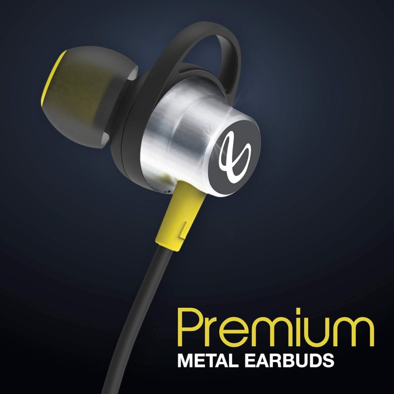 Infinity - JBL Glide 120, in Ear Wireless Earphones with Mic, Deep Bass, Dual Equalizer, 12mm Drivers, Premium Metal Earbuds, Comfortable Flex Neckband, Bluetooth 5.0, IPX5 Sweatproof (Black & Yellow) Infinity - JBL Glide 120, in Ear Wireless Earphones with Mic, Deep Bass, Dual Equalizer, 12mm Drivers, Premium Metal Earbuds, Comfortable Flex Neckband, Bluetooth 5.0, IPX5 Sweatproof (Black & Yellow)