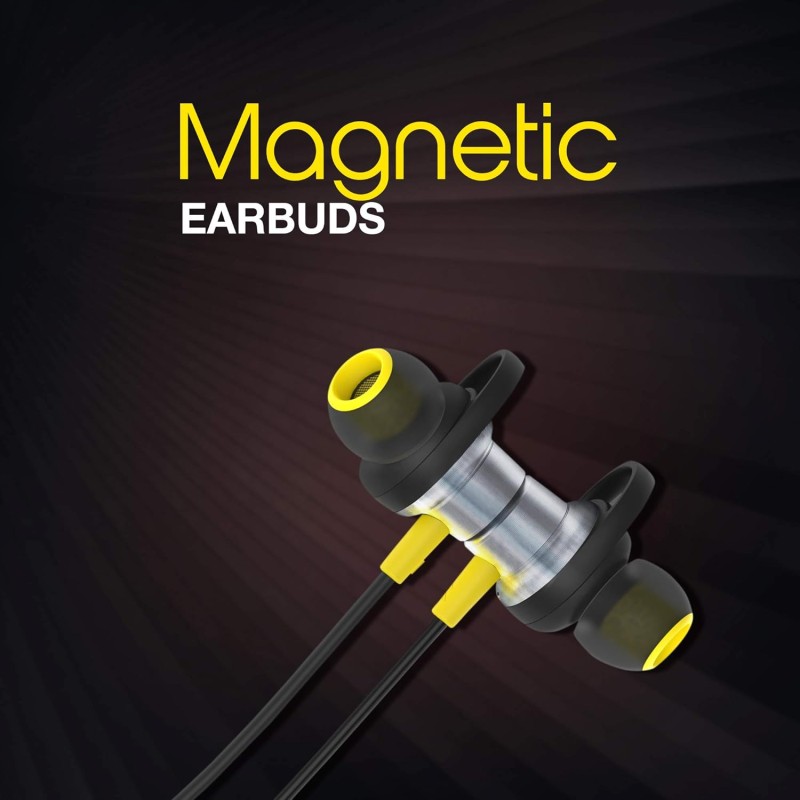 Infinity - JBL Glide 120, in Ear Wireless Earphones with Mic, Deep Bass, Dual Equalizer, 12mm Drivers, Premium Metal Earbuds, Comfortable Flex Neckband, Bluetooth 5.0, IPX5 Sweatproof (Black & Yellow) Infinity - JBL Glide 120, in Ear Wireless Earphones with Mic, Deep Bass, Dual Equalizer, 12mm Drivers, Premium Metal Earbuds, Comfortable Flex Neckband, Bluetooth 5.0, IPX5 Sweatproof (Black & Yellow)