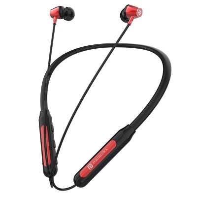Portronics Harmonics Z3 Wireless Bluetooth 5.3 Neckband in Ear Earphones with Mic, 30 Hrs Playtime, Magnetic Latch, IPX5 Water Resistant, Type C Fast Charging(Red) Portronics Harmonics Z3 Wireless Bluetooth 5.3 Neckband in Ear Earphones with Mic, 30 Hrs Playtime, Magnetic Latch, IPX5 Water Resistant, Type C Fast Charging(Red)