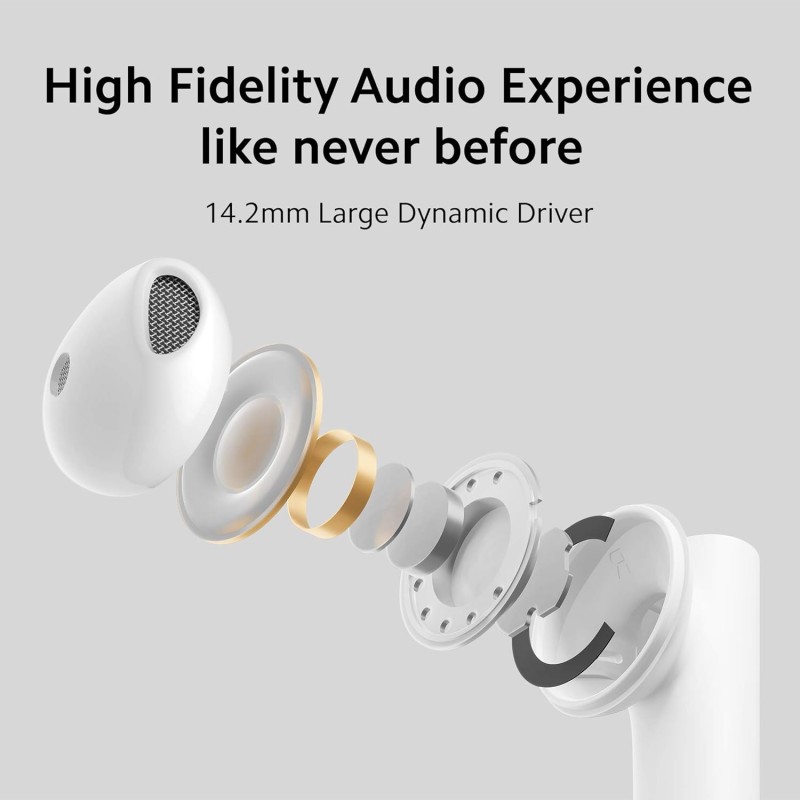 Mi True Wireless Earphones 2C with Dual Mic Environmental Noise Cancellation, 14.2 Dynamic Driver & up to 20hrs of Playback Mi True Wireless Earphones 2C with Dual Mic Environmental Noise Cancellation, 14.2 Dynamic Driver & up to 20hrs of Playback