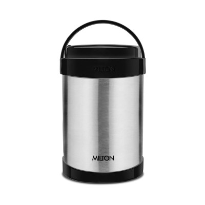 MILTON Royal 4 Stainless Steel Containers with 600 ml Each, PU Insulated, Hot & Cold Leak Proof Lunch Box for Office, College, Picnic, Silver