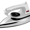 USHA Aluminium Ei 2802 1000 Watts Ultra Light Weight Dry Iron With Non-Stick Soleplate (White)