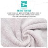 Cuddle Cotton Regalia Zero Twist Bath Towel, 600 GSM, 75 cm x 150 cm, Dove Grey