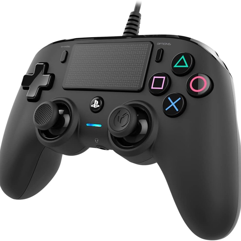 Nacon Wired Compact Controller for PS4 (Black) PlayStation official Licensed Product Nacon Wired Compact Controller for PS4 (Black) PlayStation official Licensed Product