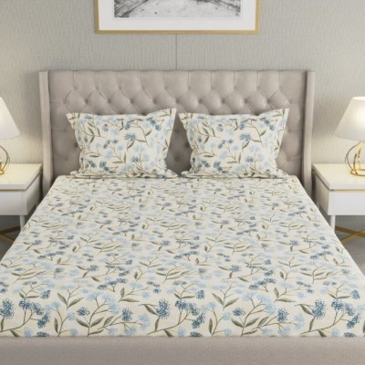 Raymond Home Cozzy 104 TC Double Bedsheet with 2 Pillow Covers
