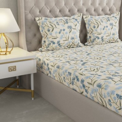 Raymond Home Cozzy 104 TC Double Bedsheet with 2 Pillow Covers