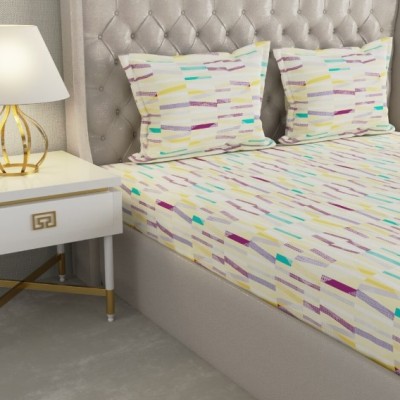 Raymond Home Cozzy 104 TC Double Bedsheet with 2 Pillow Covers