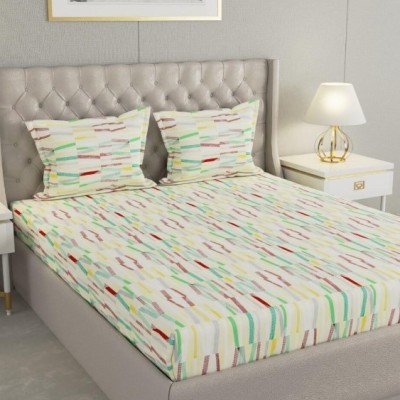Raymond Home Cozzy 104 TC Double Bedsheet with 2 Pillow Covers