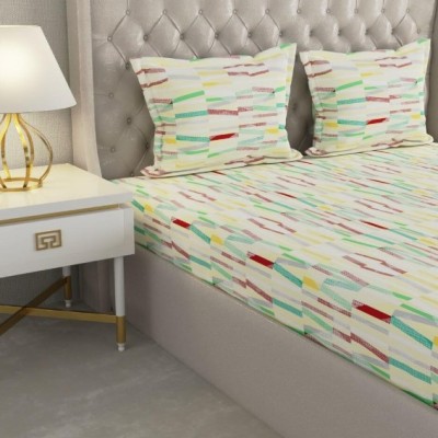 Raymond Home Cozzy 104 TC Double Bedsheet with 2 Pillow Covers