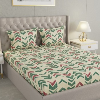 Raymond Home Cozzy 104 TC Double Bedsheet with 2 Pillow Covers