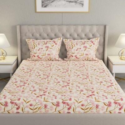 Raymond Home Cozzy 104 TC Double Bedsheet with 2 Pillow Covers