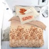 Bella Casa, Double Bedsheet Set with 2 Pillow Covers 100% Cotton -Russian Beauty Bella Casa, Double Bedsheet Set with 2 Pillow Covers 100% Cotton -Russian Beauty