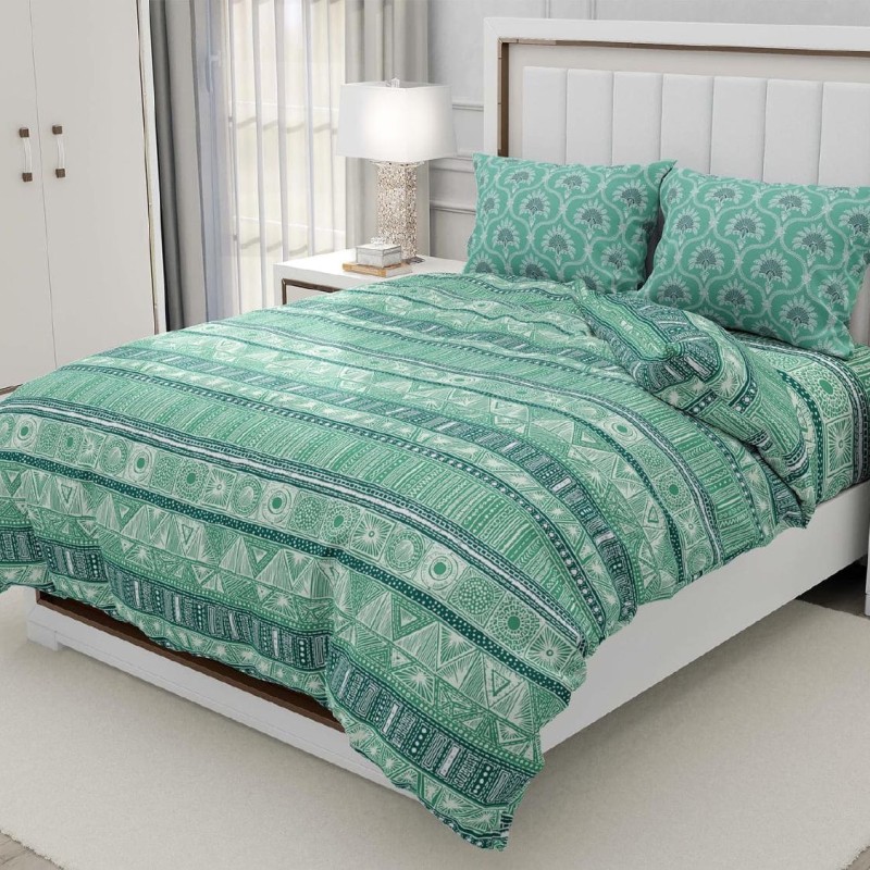 Bella Casa, Double Bedsheet Set with 2 Pillow Covers - Cotton -Superstar Bella Casa, Double Bedsheet Set with 2 Pillow Covers - Cotton -Superstar