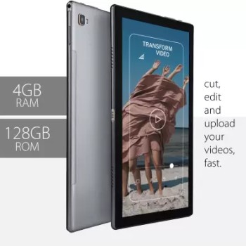 Elevn eTab 11 Max 4 GB RAM 128 GB ROM 10.1 inches with Wi-Fi+4G Tablet (Aluminium Grey)