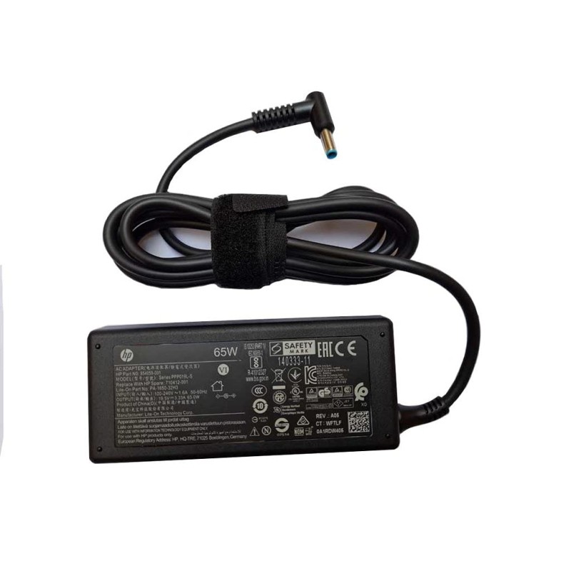 HP Original (Y5Y43AA) 65W 4.5mm Non-EM Laptop AC Adapter, Without Power-Chord, Black HP Original (Y5Y43AA) 65W 4.5mm Non-EM Laptop AC Adapter, Without Power-Chord, Black