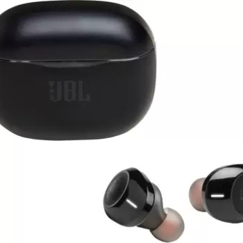 JBL Tune 120TWS Bluetooth Headset  (Black, True Wireless)