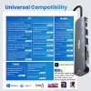 Verilux ® USB C Hub Multiport Adapter 6 in 1 Portable Aluminum USB Extender Verilux ® USB C Hub Multiport Adapter 6 in 1 Portable Aluminum USB Extender