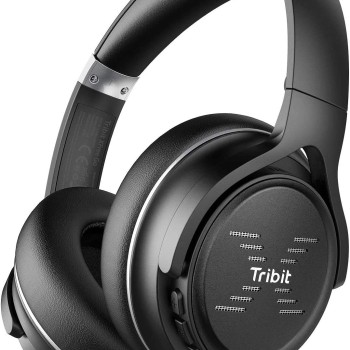 Tribit XFree Go Headphones with Mic - Black