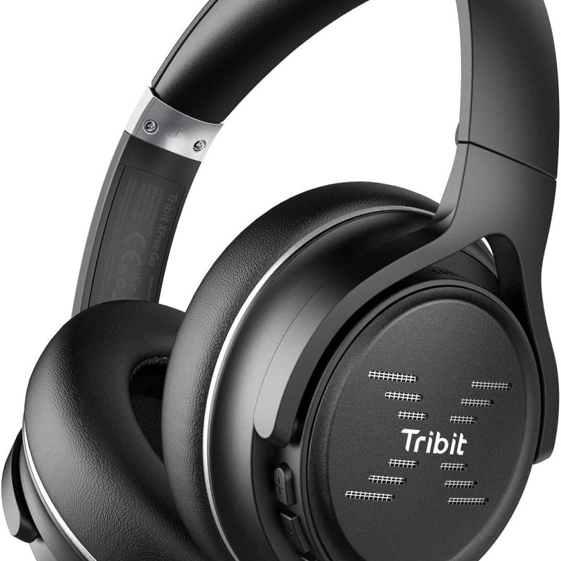 Tribit XFree Go Headphones with Mic - Black Tribit XFree Go Headphones with Mic - Black