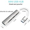 Verilux® USB Hub 3.0 for PC, 4-Port High Speed USB Hub - (Grey) Verilux® USB Hub 3.0 for PC, 4-Port High Speed USB Hub - (Grey)