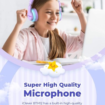 iClever Girls Headphones, Kids Wireless Headphones iClever Girls Headphones, Kids Wireless Headphones