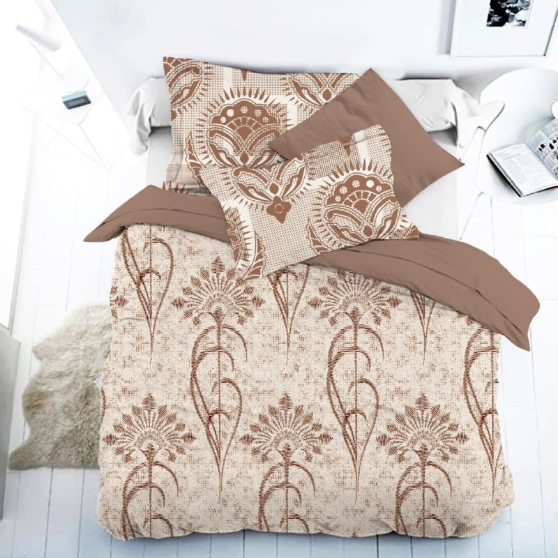 Bella Casa, Double Bedsheet Set with 2 Pillow Covers - Cotton -Alpine Bella Casa, Double Bedsheet Set with 2 Pillow Covers - Cotton -Alpine