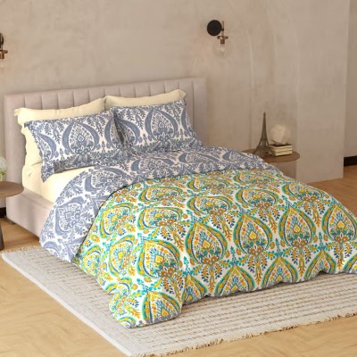 Raymond Home Avenue Cotton Rich King Bedsheet with 2 Pillow Covers Raymond Home Avenue Cotton Rich King Bedsheet with 2 Pillow Covers