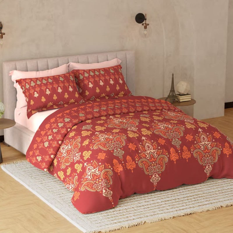 Raymond Home Avenue Cotton Rich King Bedsheet with 2 Pillow Covers Raymond Home Avenue Cotton Rich King Bedsheet with 2 Pillow Covers