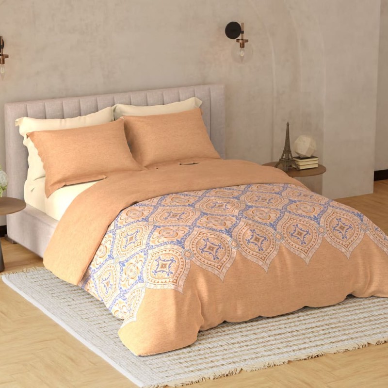 Raymond Home Avenue Cotton Rich King Bedsheet with 2 Pillow Covers