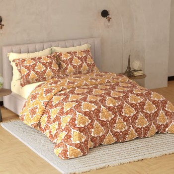 Raymond Home Avenue Cotton Rich King Bedsheet with 2 Pillow Covers