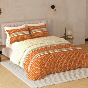 Raymond Home Avenue Cotton Rich King Bedsheet with 2 Pillow Covers
